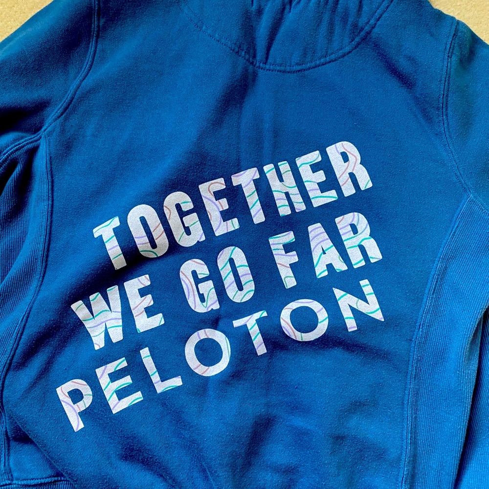 Peloton full zip hoodie